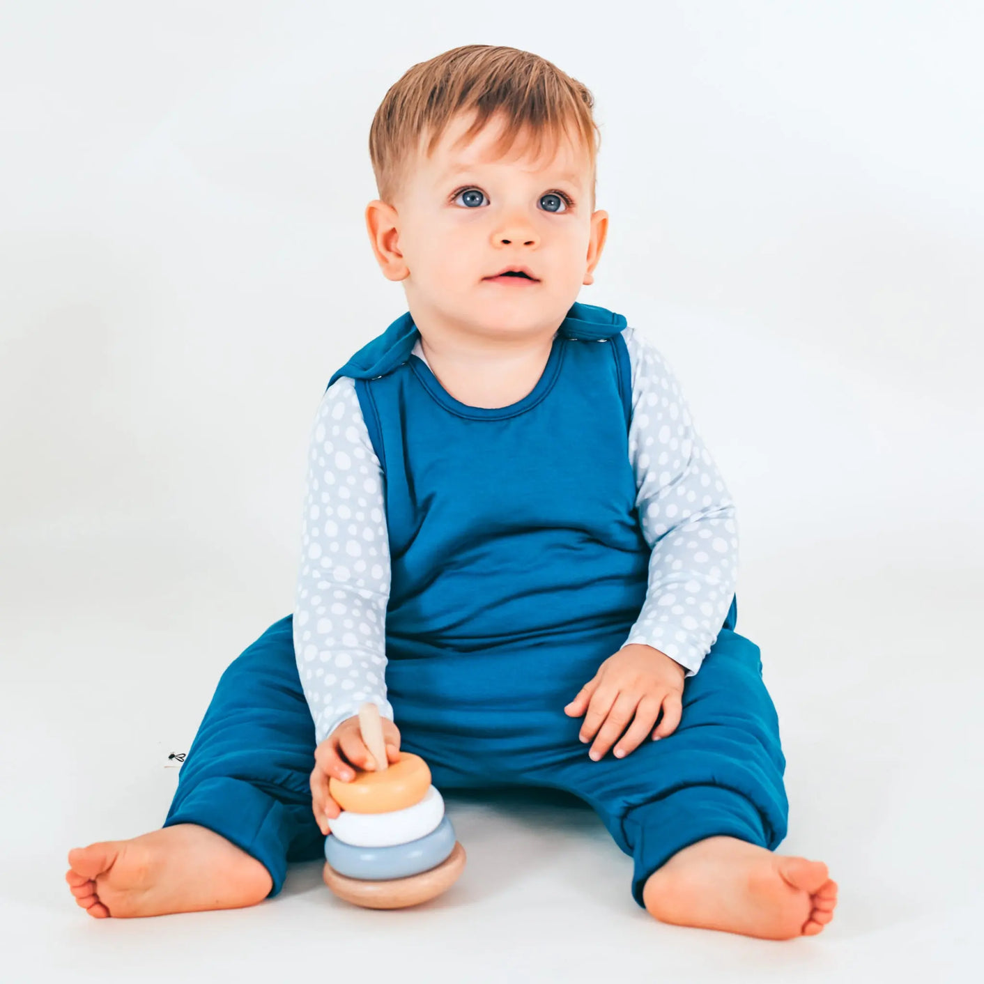 Blue TOG Toddler Sleeping Bag I Thick LiaaBébé™ Bamboo