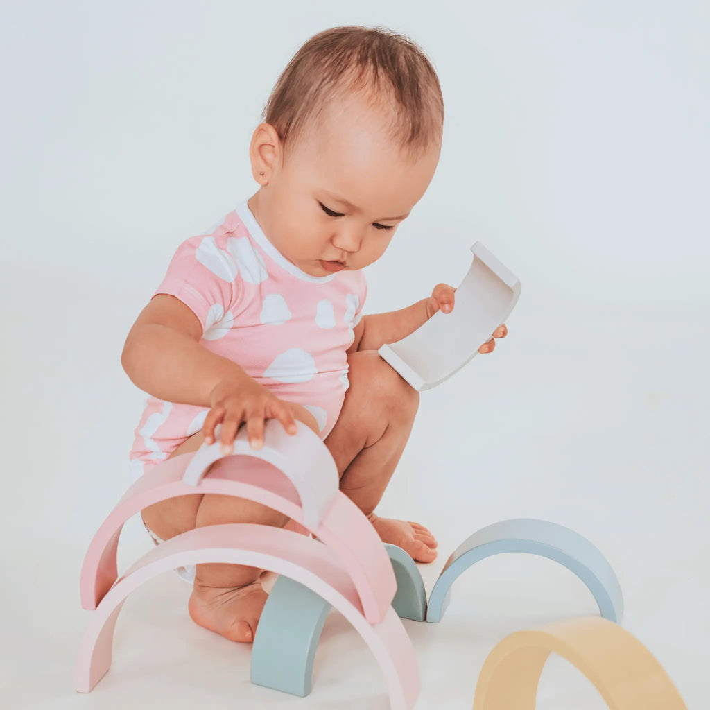 Body - Strawberry Dínós Bambusz Patentos Rövid Ujjú Body