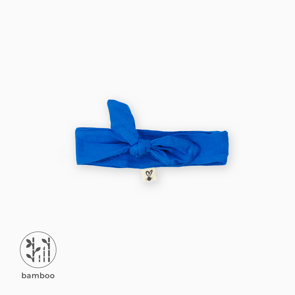 LiaaBébé French Blue Top Knot Headband.