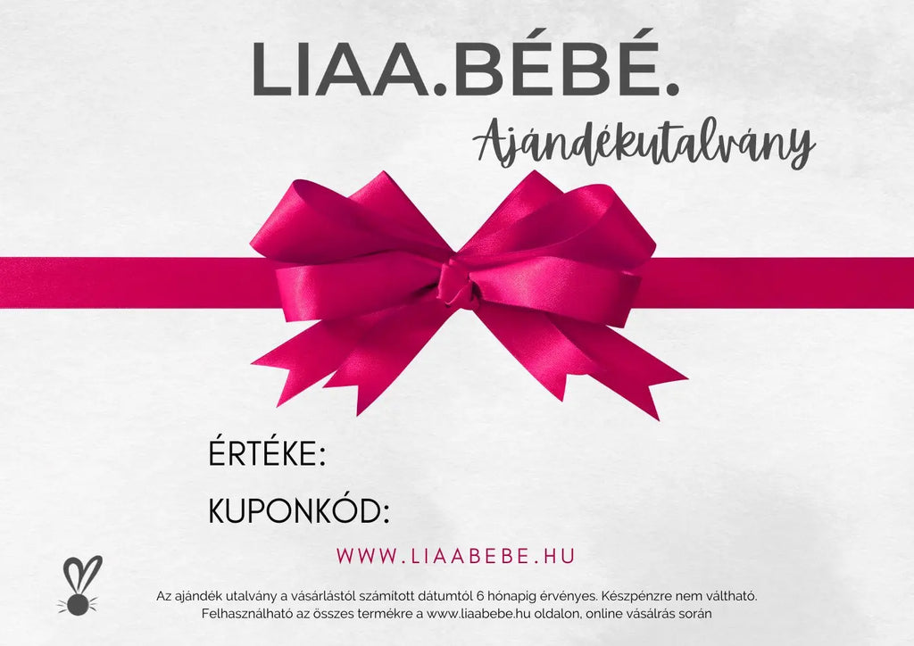 LiaaBébé Ajándékkártya Ajándékutalvány LiaaBebe 